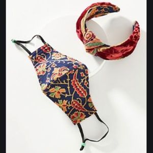 Curried Myrrh Carmen Headband & Face Mask Set